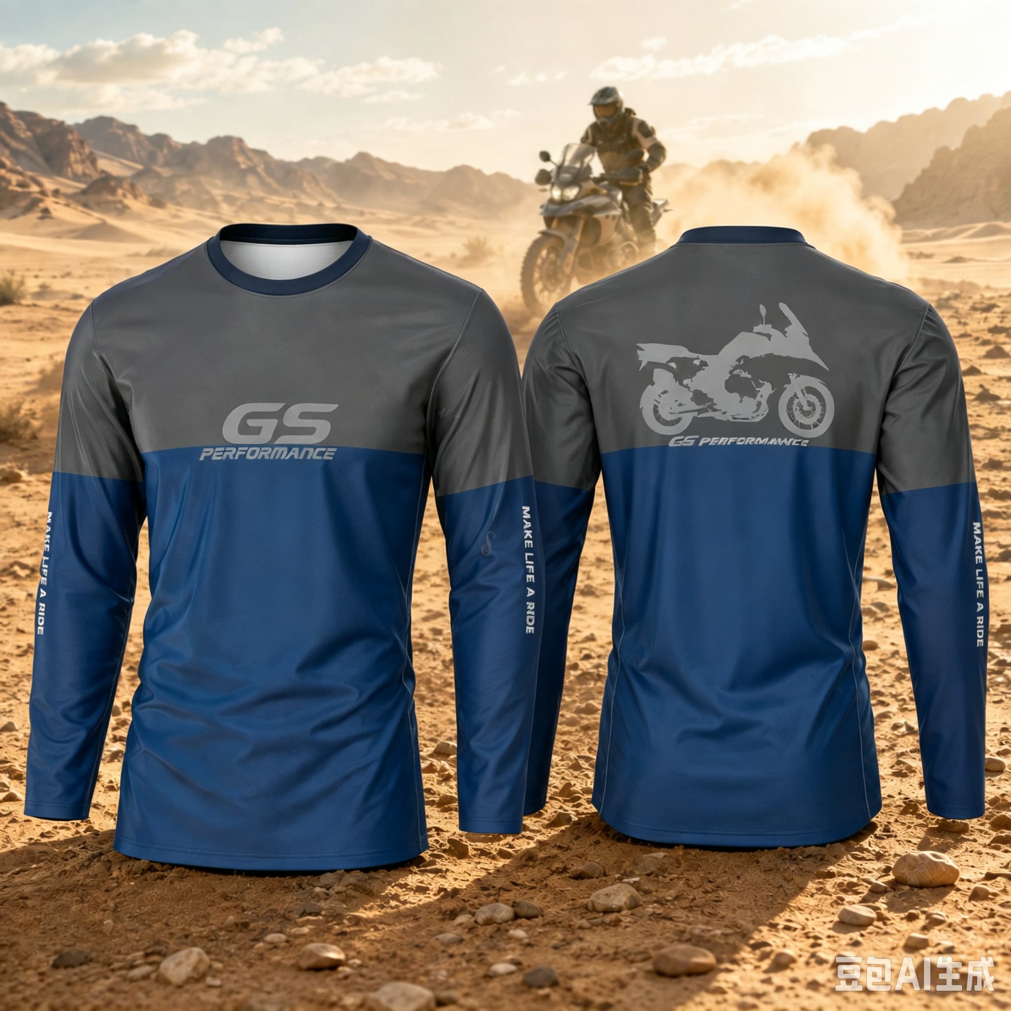 Outdoor Sports Adventure - Motorrad GS Adventure motorfiets shirt met
