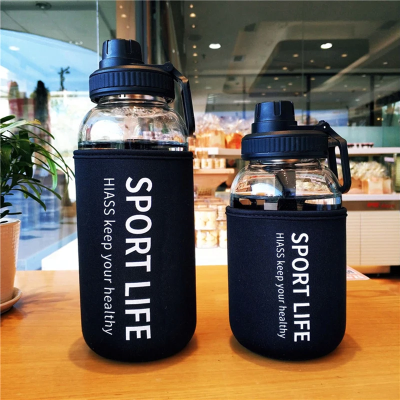700Ml/1000Ml Grote Capaciteit  - Outdoor Sport Glass Water Bottle recensie en prijs